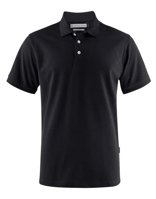 James Harvest Sunset Regular Polo HAR2135033 - Black - Customisable Polos