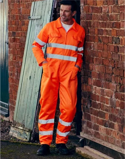 Yoko HV Polycotton Coverall hv058 - - Customisable Safetywear