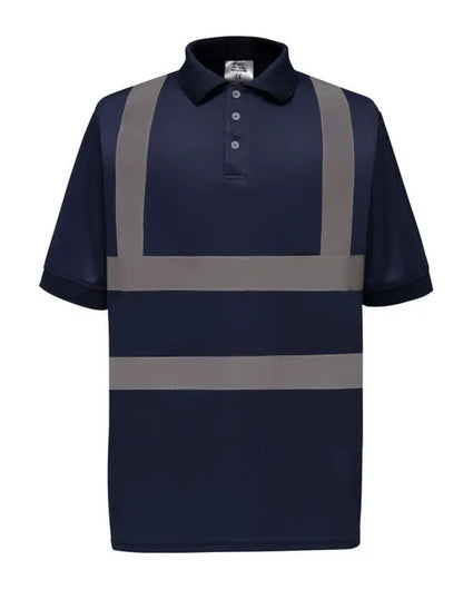 Yoko HV Short Sleeve Polo Shirt hvj210 - - Customisable Hi-Vis Polos
