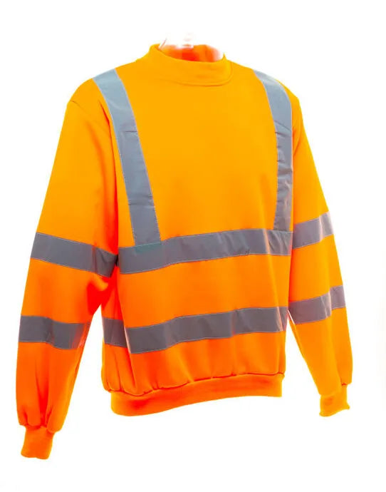 Yoko HV Heavyweight Sweatshirt hvj510 - - Customisable Hi-Vis Sweatshirt