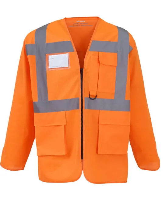 Yoko Executive Long Sleeve Waistcoat hvj800 - - Customisable Hi-Vis Vest