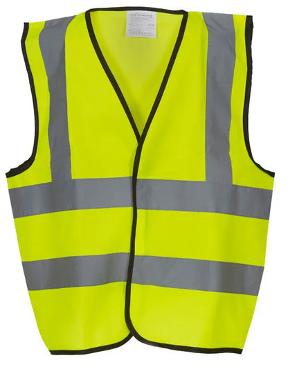 Yoko Children’s Hi-Vis Waistcoat HVW100CH - - Customisable Hi-Vis Vest