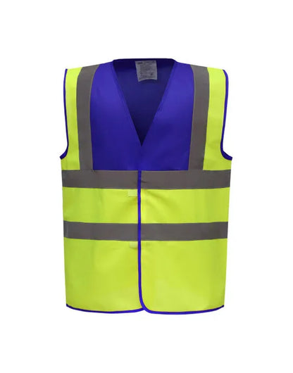 Yoko Two Tone Class 1 Waistcoat hvw100tt - - Customisable Hi-Vis Vest