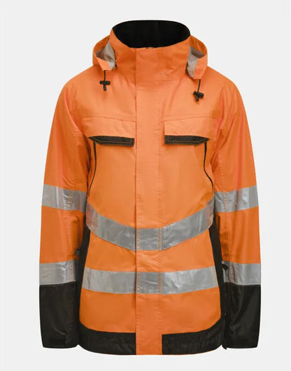 Jobman Shell Jacket Hi-Vis JM1283 - - Customisable Hi-Vis Jackets
