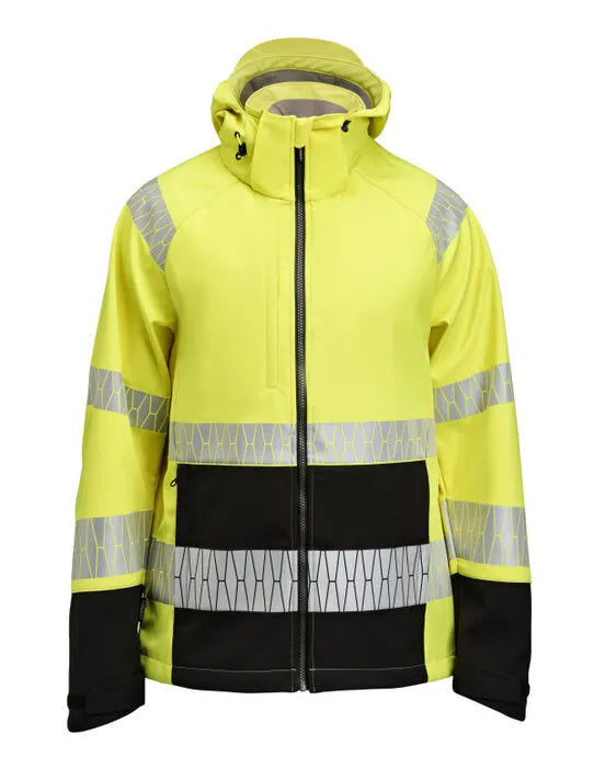 Jobman Softshell Jacket Hi-Vis JM1376 - - Customisable Hi-Vis Jackets