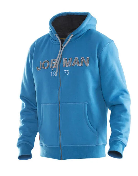 Jobman Mens Vintage Hoodie Lined JM5154 - - Customisable Hoodies