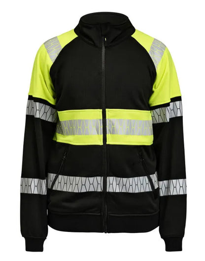 Jobman Sweatshirt Full-Zip Hi-Vis JM5225 - - Customisable Hi-Vis Sweatshirt