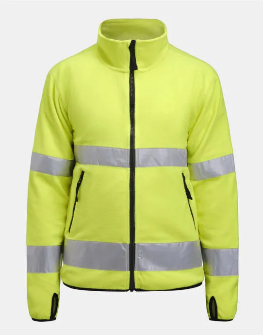 Jobman Fleece Jacket Hi-Vis JM5502 - - Customisable Hi-Vis Jackets