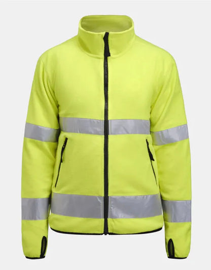 Jobman Fleece Jacket Hi-Vis JM5502 - - Customisable Hi-Vis Jackets