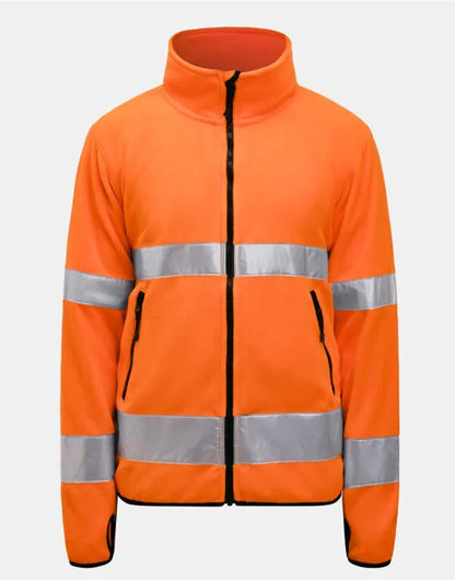 Jobman Fleece Jacket Hi-Vis JM5502 - - Customisable Hi-Vis Jackets