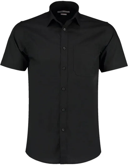 Kustom Kit Mens SS Tailored Poplin Shirt KK141 - - Customisable Corporate Wear