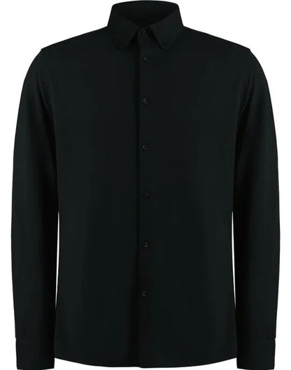 Kustom Kit Mens LS Superwash Pique Shirt KK143 - - Customisable Shirts