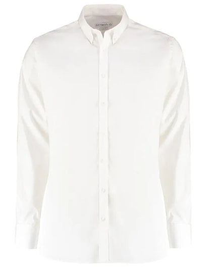 Kustom Kit Mens LS Stretch Oxford Shirt KK182 - - Customisable Corporate Wear