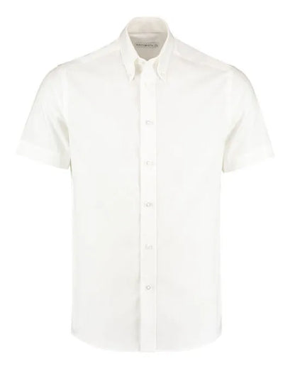 Kustom Kit Mens SS Tailored Oxford Shirt KK187 - - Customisable Corporate Wear