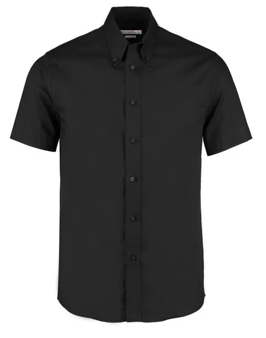 Kustom Kit Mens SS Tailored Oxford Shirt KK187 - - Customisable Corporate Wear