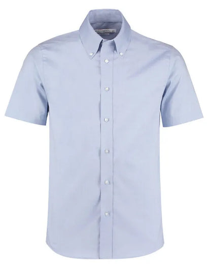 Kustom Kit Mens SS Tailored Oxford Shirt KK187 - - Customisable Corporate Wear