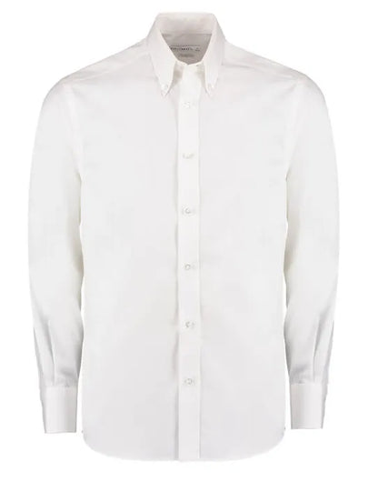 Kustom Kit Mens LS Tailored Oxford Shirt KK188 - - Customisable Corporate Wear