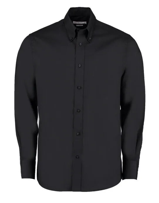 Kustom Kit Mens LS Tailored Oxford Shirt KK188 - - Customisable Corporate Wear