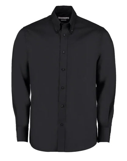 Kustom Kit Mens LS Tailored Oxford Shirt KK188 - - Customisable Corporate Wear
