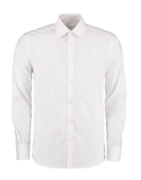 Kustom Kit Mens LS Slim Business Shirt KK192 - - Customisable Corporate Wear