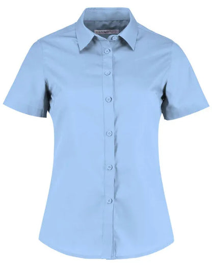 Kustom Kit Lady SS Tailored Poplin Shirt KK241 - - Customisable Shirts