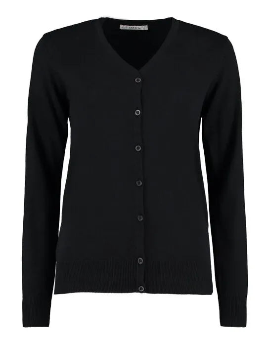 Kustom Kit Ladies V Neck Cardigan KK354 - - Customisable Sweatshirt