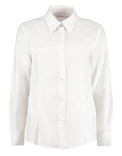 Kustom Kit Ladies LS Workwear Shirt KK361 - - Customisable Shirts