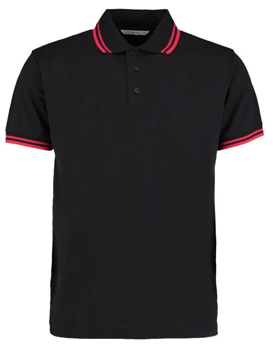 Mens Tipped Collar Polo KK409 - - Customisable Polo Shirts