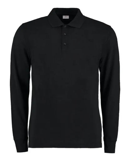 Kustom Kit Mens Pique L/S Polo Shirt KK430 - - Customisable Polos