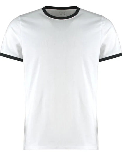 Kustom Kit Mens Fashion Fit Ringer Tee KK508 - - Customisable T-Shirt