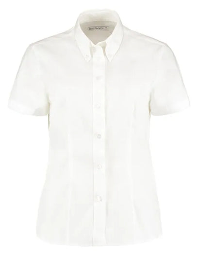 Kustom Kit Lady SS Tailored Oxford Shirt KK701 - - Customisable Shirts