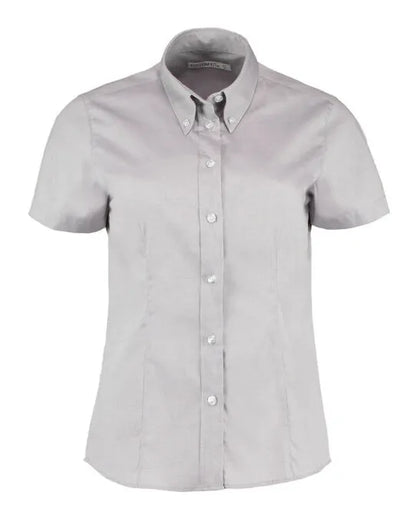 Kustom Kit Lady SS Tailored Oxford Shirt KK701 - - Customisable Shirts