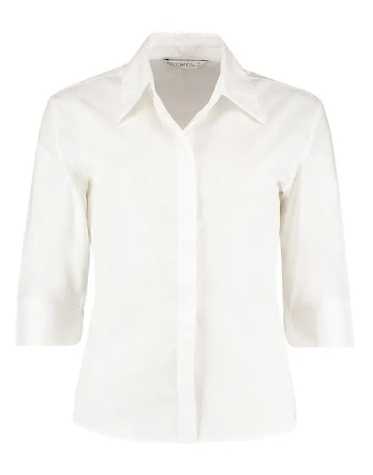 Kustom Kit Ladies 34 Continental Blouse KK715 - - Customisable Shirts
