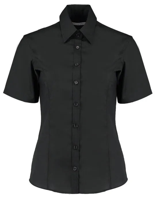 Kustom Kit Lady Tailor SS Business Shirt kk742f - - Customisable Shirts