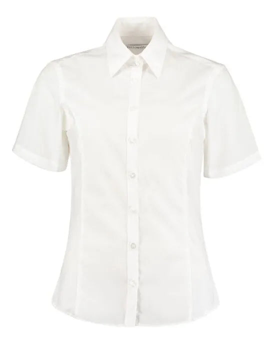 Kustom Kit Lady Tailor SS Business Shirt kk742f - - Customisable Shirts