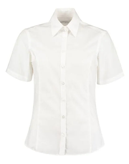 Kustom Kit Lady Tailor SS Business Shirt kk742f - - Customisable Shirts