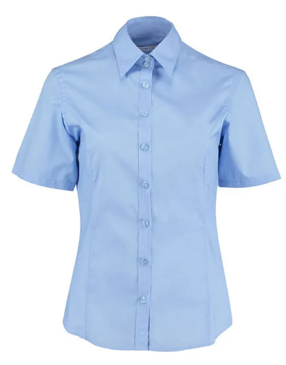 Kustom Kit Lady Tailor SS Business Shirt kk742f - - Customisable Shirts