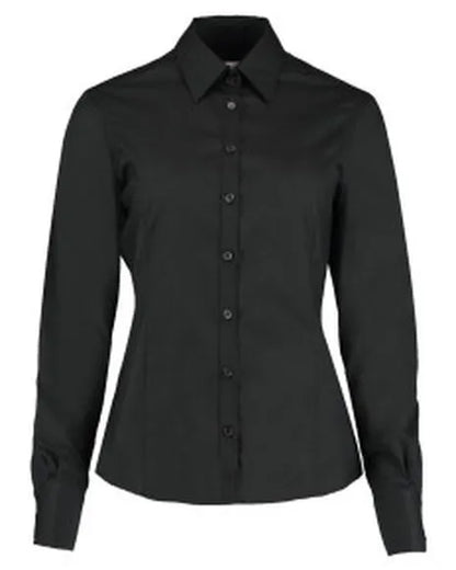 Kustom Kit Lady Tailor LS Business Shirt kk743f - - Customisable Shirts
