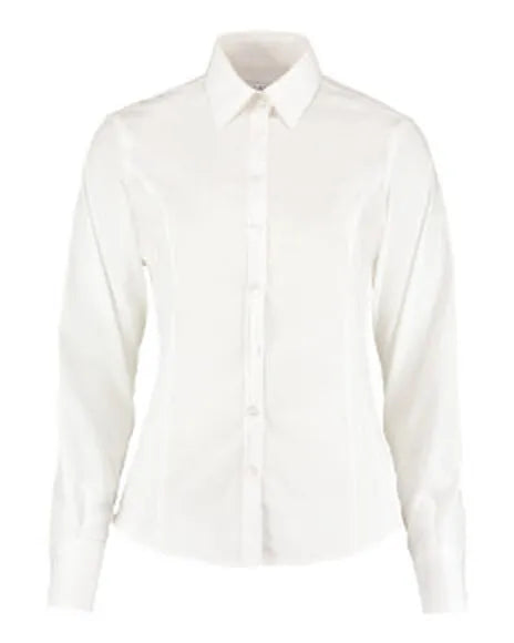 Kustom Kit Lady Tailor LS Business Shirt kk743f - - Customisable Shirts