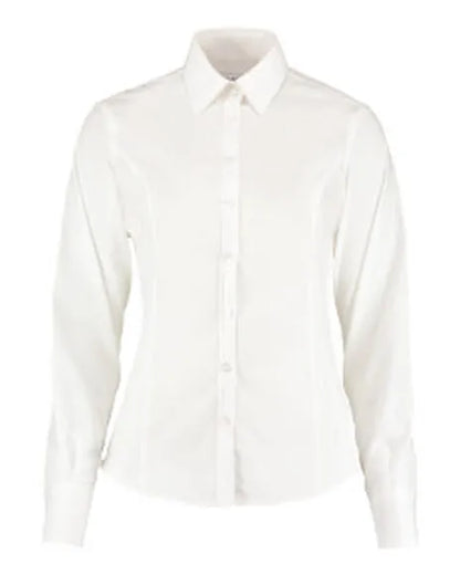 Kustom Kit Lady Tailor LS Business Shirt kk743f - - Customisable Shirts