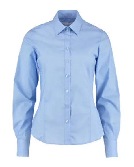 Kustom Kit Lady Tailor LS Business Shirt kk743f - - Customisable Shirts