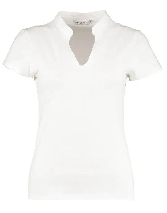 Kustom Kit Ladies Regular Fit Mandarin Top KK770 - - Customisable Shirts
