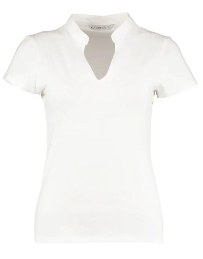 Kustom Kit Ladies Regular Fit Mandarin Top KK770 - - Customisable Shirts