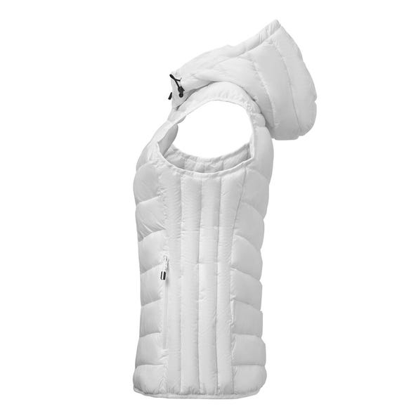 Printer Essentials Printer Essential Ladies Base Bodywarmer - PE2261082 - White - Customisable Ladies Jackets