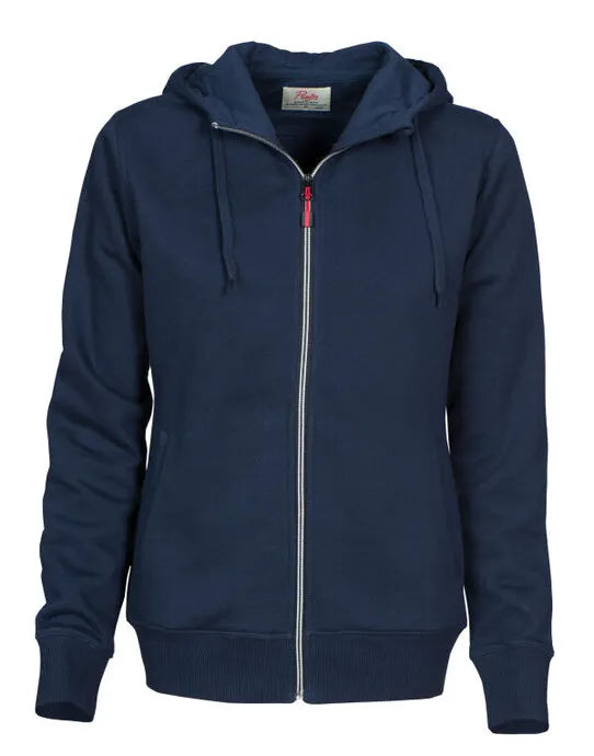 Printer Ladies Overhead Full Zip Hoody PE2262052 - Navy - Customisable Sweatshirts