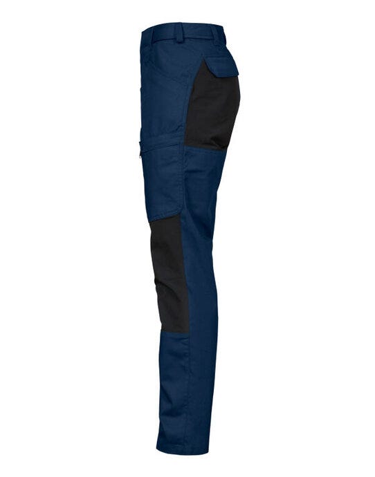 ProJob Workwear ProJob 2521 Ladies Waistpants Stretch - PJ642521 - Navy - Customisable Ladies Trousers And Jog Pants