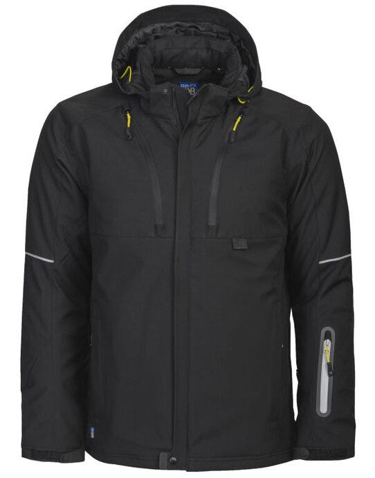 ProJob Workwear ProJob 3407 Padded Functional Jkt - PJ643407 - Black - Customisable MENS OUTER JACKETS