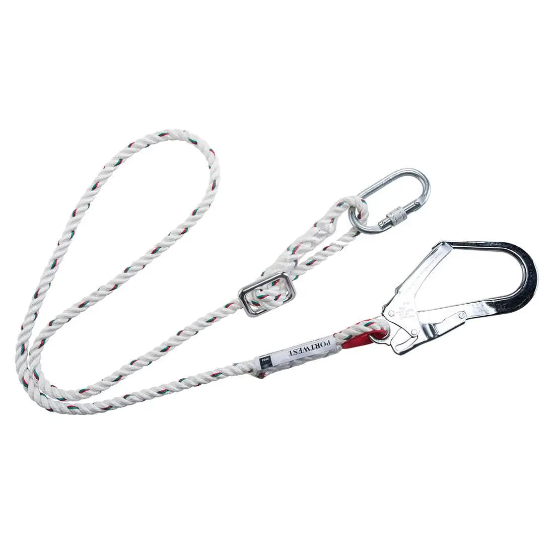 Adjustable 2m Restraint Lanyard - FP22 - White - Customisable Adjustable Restraint Lanyards