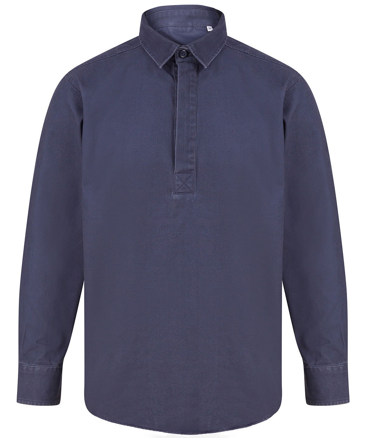 Pullover drill shirt - FR050 - Washed Navy - Customisable Shirts