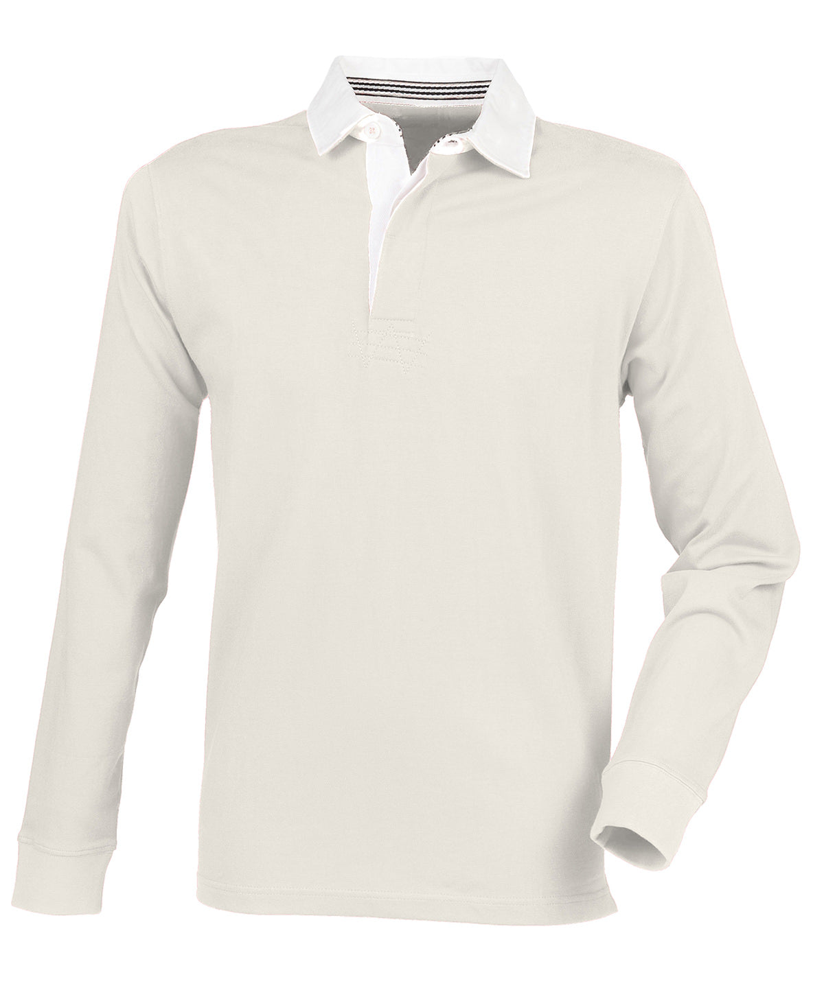 Premium superfit rugby shirt - FR104 - Natural - Customisable Rugby Shirts